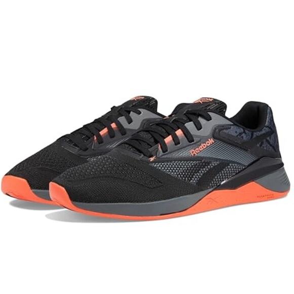 Reebok Mens Nano X4 Training Sneakers US 14 EU 48.5 Black Orange Athletic NWOB main image 8